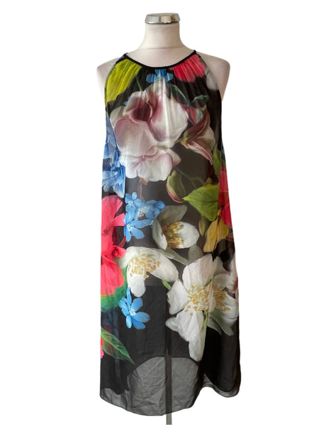 TED BAKER NADIAA MULTI COLOURED COVER UP BEACH DRESS SIZE M Whispers Dress Agency TED BAKER NADIAA MULTI COLOURED COVER UP BEACH DRESS SIZE M Whispers Dress Agency