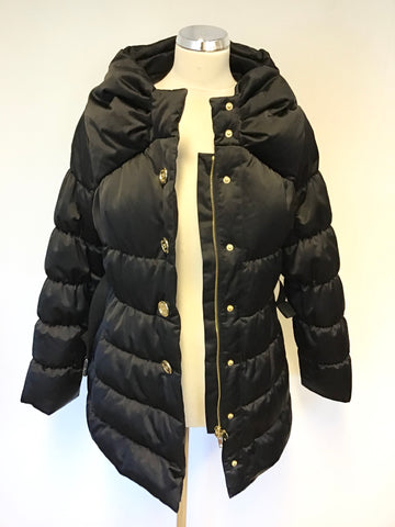 KATE SPADE NEW YORK BECKY DOWN FILLED BELTED PUFFER COAT SIZE S