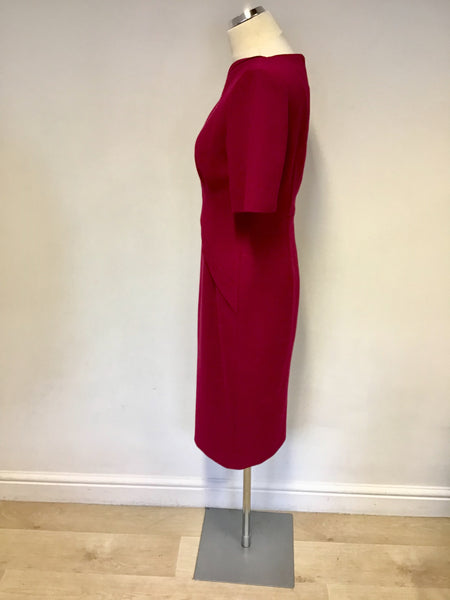 Lk Bennett Red Suit Trousers LK BENNETT SASKIA DEEP ROSE SHORT