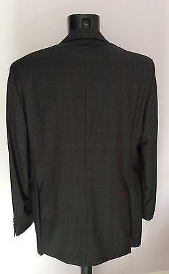 Smart Hugo Boss Dark Grey Check Super 100 Wool Suit Jacket Size 42 - Whispers Dress Agency - Mens Suits & Tailoring - 2