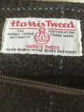 LUCY HAYLER BROWN HARRIS TWEED WOOL & SUEDE HOLD ALL/ WEEKEND BAG