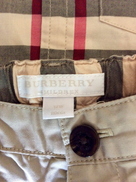 BURBERRY CHILDREN CHECK SHIRT TROUSERS AGE 12 MONTHS Whispers
