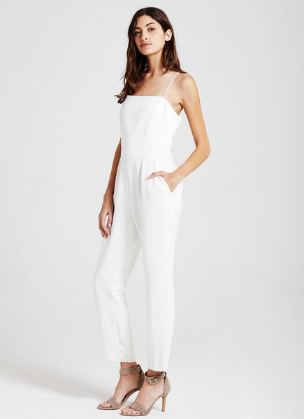 White jumpsuit shop size 14