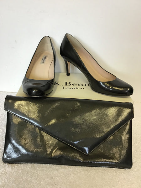 Lk bennett 2025 navy patent shoes