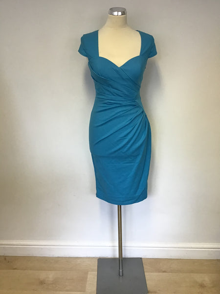 BRAND NEW LIPSY TURQUOISE WIGGLE PENCIL DRESS SIZE 8 Whispers