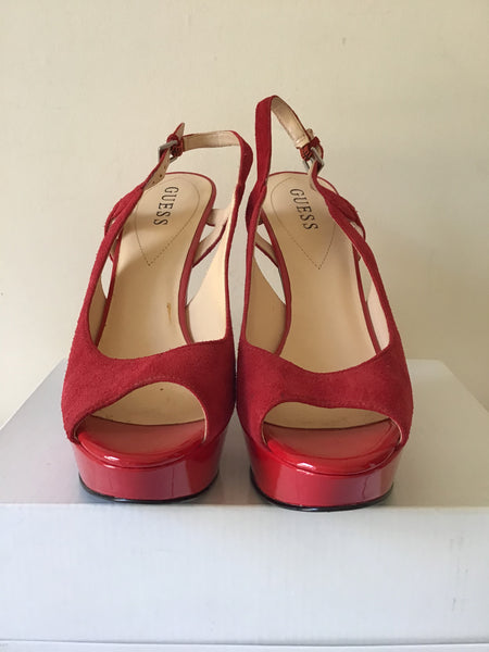Guess high heels red Clearance