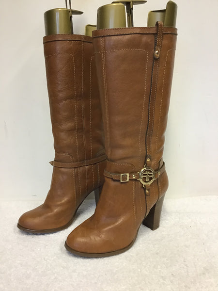 River island 2025 tan boots
