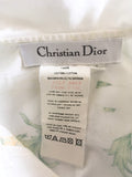 CHRISTIAN DIOR WHITE DAISY PRINT COTTON DRESS AGE 4 YEARS