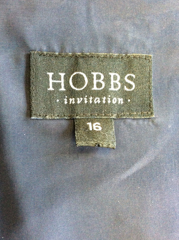 HOBBS INVITATION DARK BLUE SPECIAL OCCASION DRESS SIZE 16