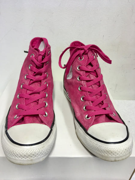 Hot pink all star converse deals