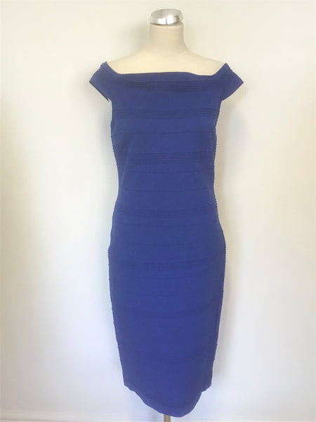 ted baker blue off shoulder dress Armoire
