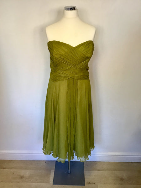 Silk dress online size 20