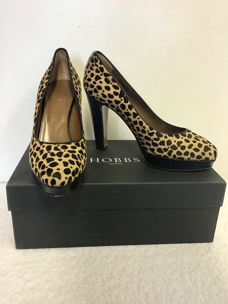 Hobbs leopard print shoes discount