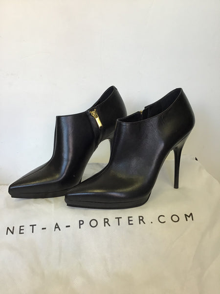 BRAND NEW OTHER STORIES BLACK LEATHER HIGH HEEL STILETTO SHOE