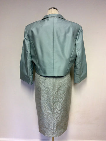 BRAND NEW DRESS CODE BY VEROMIA LAPIS BLUE (DUCK EGG) DRESS & JACKET SUIT SIZE 20