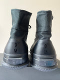 UNISEX CONVERSE BLACK & DARK GREEN GORTEX LACE UP HIGH TOP TRAINERS/ BOOTS SIZE 9