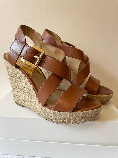 Wedge Tan Michael Kors Sandals Michael Kors Summer Sandal Michael