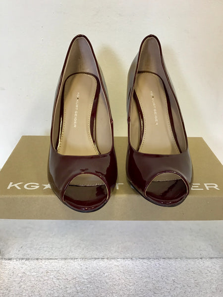 Patent peep toe heels shop