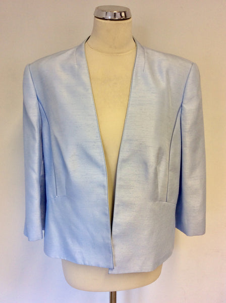 JACQUES VERT PALE BLUE SPECIAL OCCASION JACKET SIZE 20