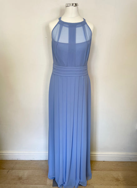 hobbs cornflower blue dress Evelyn Pleated Dress