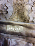 JAEGER BLACK LACE PENCIL SKIRT SIZE 14 - Whispers Dress Agency - Womens Skirts - 3