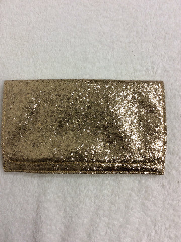 BRAND NEW SOAKED IN LUXURY GOLD GLITTER CLUTCH BAG - Whispers Dress Agency - Clutch Bags - 1