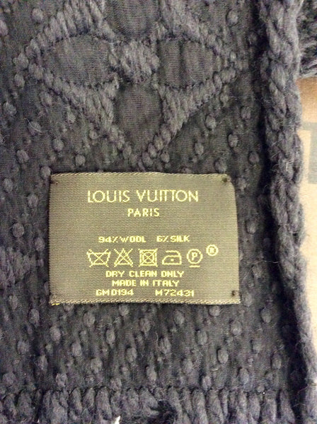 Logomania wool scarf Louis Vuitton Grey in Wool - 13598030