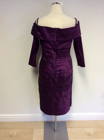 IRRESISTIBLE BY MOLLY BROWN PURPLE SPECIAL OCCASION DRESS SIZE 14