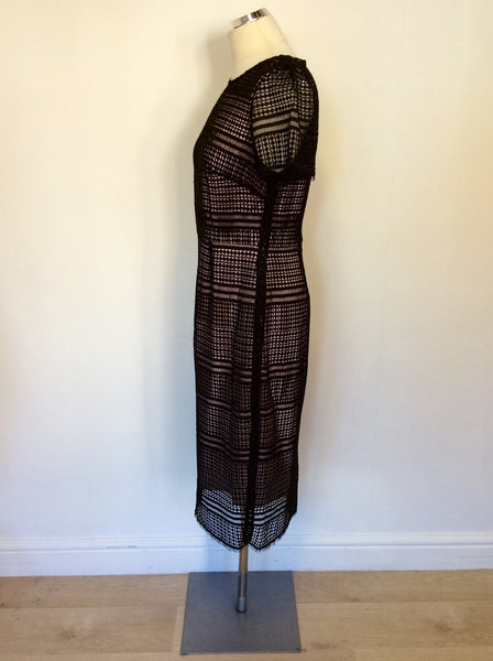 BRAND NEW LK BENNETT BLACK LACE DRESS SIZE 14 – Whispers Dress Agency