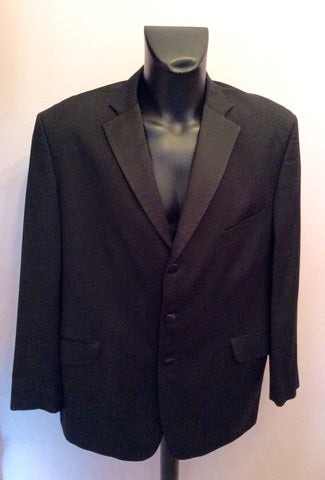 Marks & Spencer Italian Wool Black Tuxedo Suit Size 48/ 38W/ 29L - Whispers Dress Agency - Mens Suits & Tailoring - 2