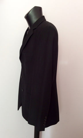 DESCH BLACK WOOL & CASHMERE SUIT JACKET SIZE 42R - Whispers Dress Agency - Mens Suits & Tailoring - 3