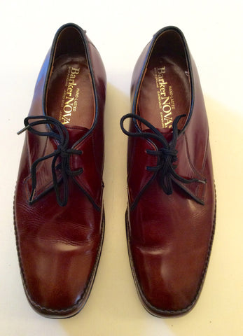 Smart Barker Novas Brown Leather Lace Up Shoes Size 7E/40 - Whispers Dress Agency - Sold - 2