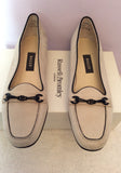 Brand New Bally Beige Leather Shoes Size 5/38 - Whispers Dress Agency - Sold - 2
