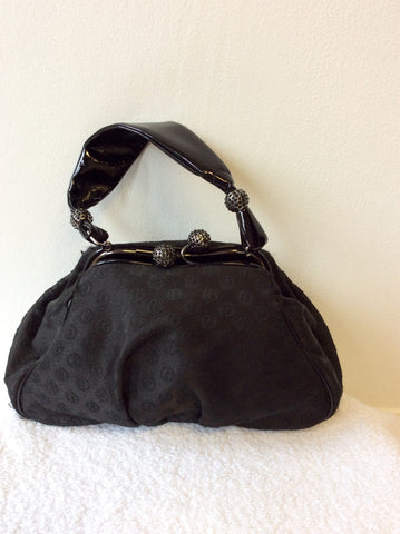 GIORGIO ARMANI BLACK EVENING BAG - Whispers Dress Agency - Evening Bags - 2