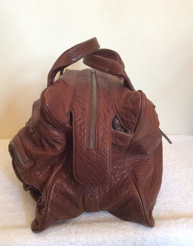 Bulga De Beer Brown Leather Tote Bag - Whispers Dress Agency - Handbags - 5