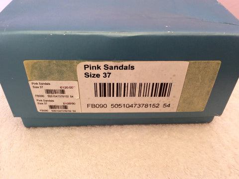 Karen Millen Pink Butterfly Detail Satin Sandals Size 4/37 - Whispers Dress Agency - Sold - 6