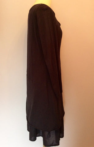 Sandwich Dark Blue Layered Dress Size XL - Whispers Dress Agency - Sold - 3
