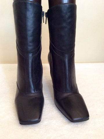 Bronx Black Heeled Ankle Boots Size 4/37 - Whispers Dress Agency - Sold - 2
