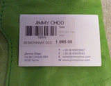 Jimmy Choo Neon Green Leather / Suede Mona Bag - Whispers Dress Agency - Sold - 6