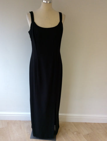 EMMA SOMERSET BLACK & WHITE BOLERO JACKET & LONG EVENING DRESS SIZE 12 - Whispers Dress Agency - Sold - 7