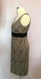 Coast Black & White Print Pencil Dress Size 12 - Whispers Dress Agency - Womens Dresses - 2