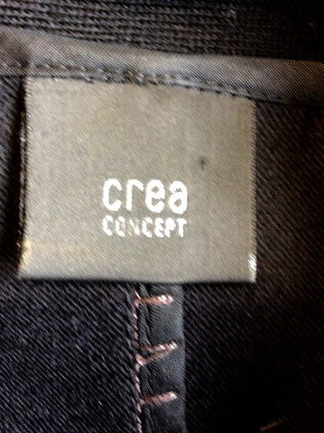 Crea Concept Black Merino Wool Cardigan / Jacket Size 42 UK 12/14 - Whispers Dress Agency - Womens Knitwear - 4