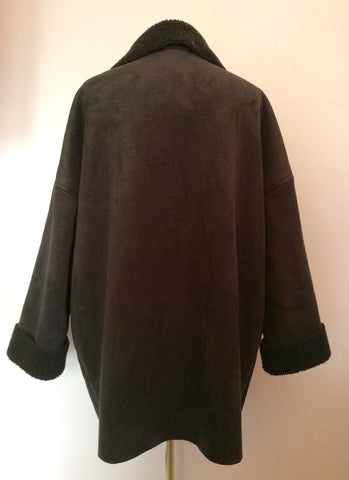 Elemente Clemente Black Fleece Lined Jacket Size 2 UK XL - Whispers Dress Agency - Sold - 4
