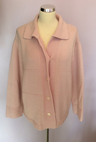 Olsen Pale Pink Cardigan Size 20 - Whispers Dress Agency - Sold - 1