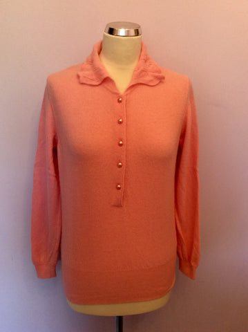 Vintage United Colours Of Benetton Pink Wool & Angora Jumper Size M - Whispers Dress Agency - Womens Vintage - 1