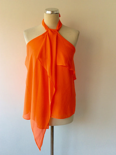 Julien macdonald orange 2024 dress