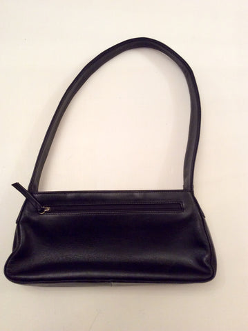 Tula Small Black Leather Shoulder Bag - Whispers Dress Agency - Sold - 2