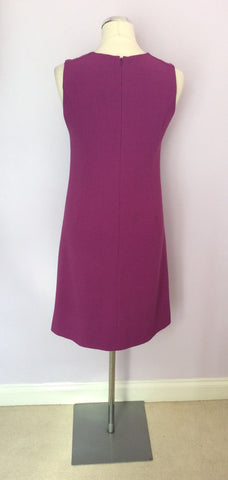 Hobbs Deep Pink Pencil Dress Size 8 - Whispers Dress Agency - Sold - 3