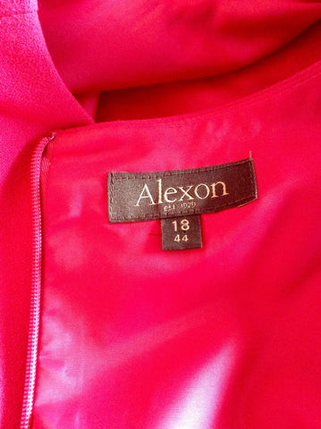 Alexon Pink Pencil Dress Size 18 - Whispers Dress Agency - Womens Dresses - 4