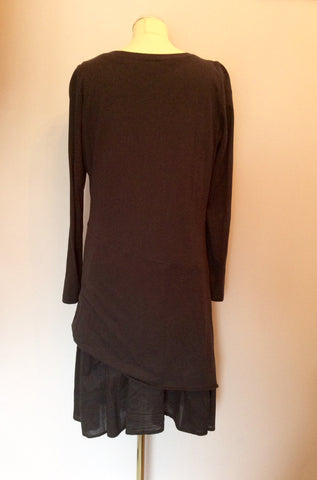 Sandwich Dark Blue Layered Dress Size XL - Whispers Dress Agency - Sold - 4